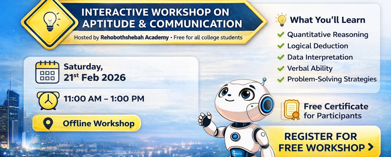 Interactive Workshop on Aptitude & Communication: Why Every College Student Should Attend