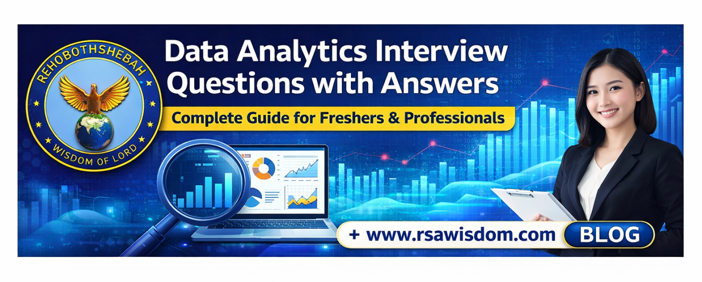 Data Analytics Interview Questions with Answers – Complete Guide for Freshers & Professionals