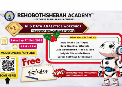 AI & Data Analytics Workshop by Rehobothshebah Academy: A Complete Guide for Students