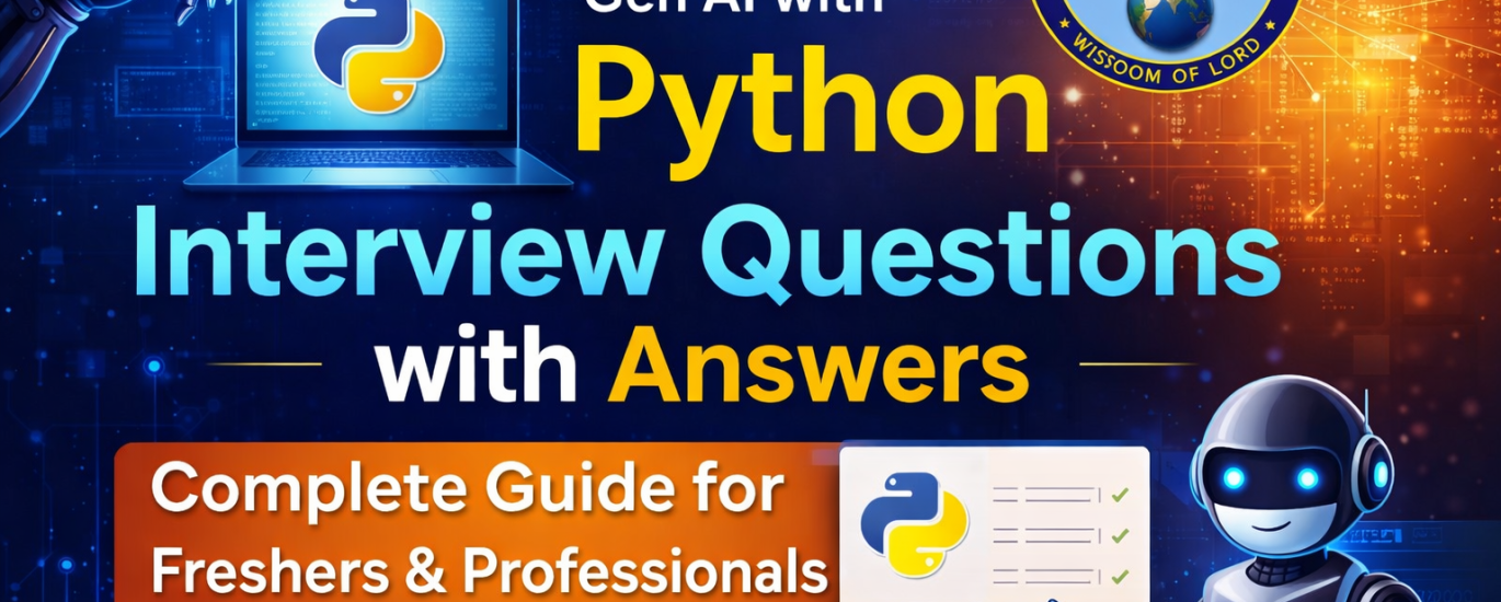 Gen AI with Python Interview Questions with Answers – Complete Guide for Freshers & Professionals